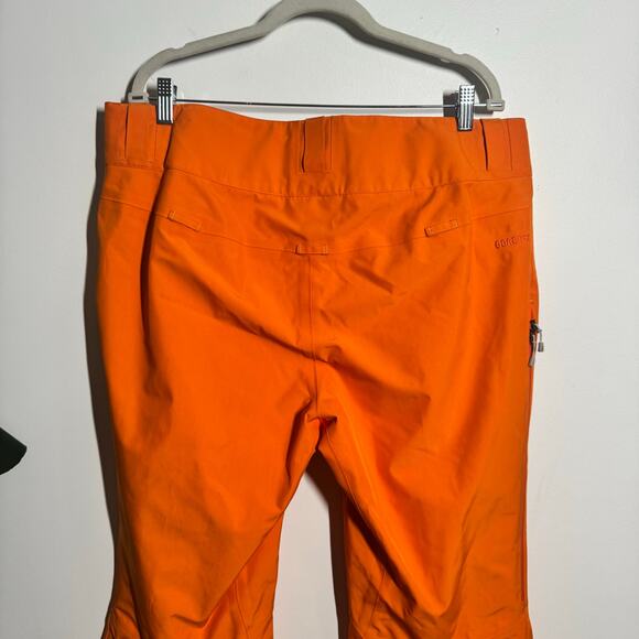 Patagonia Powder Bowl Snow Pants Women XL Orange Gortex Sport Active Pocket - Picture 9 of 15
